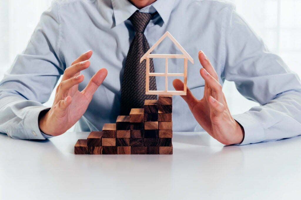 a man holding a box