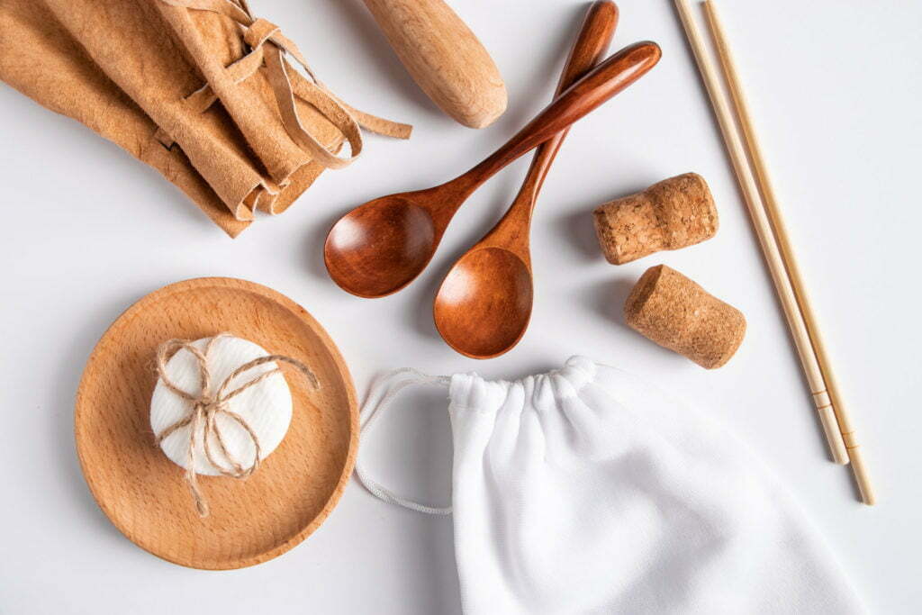 a spoon next to a pile of cookies